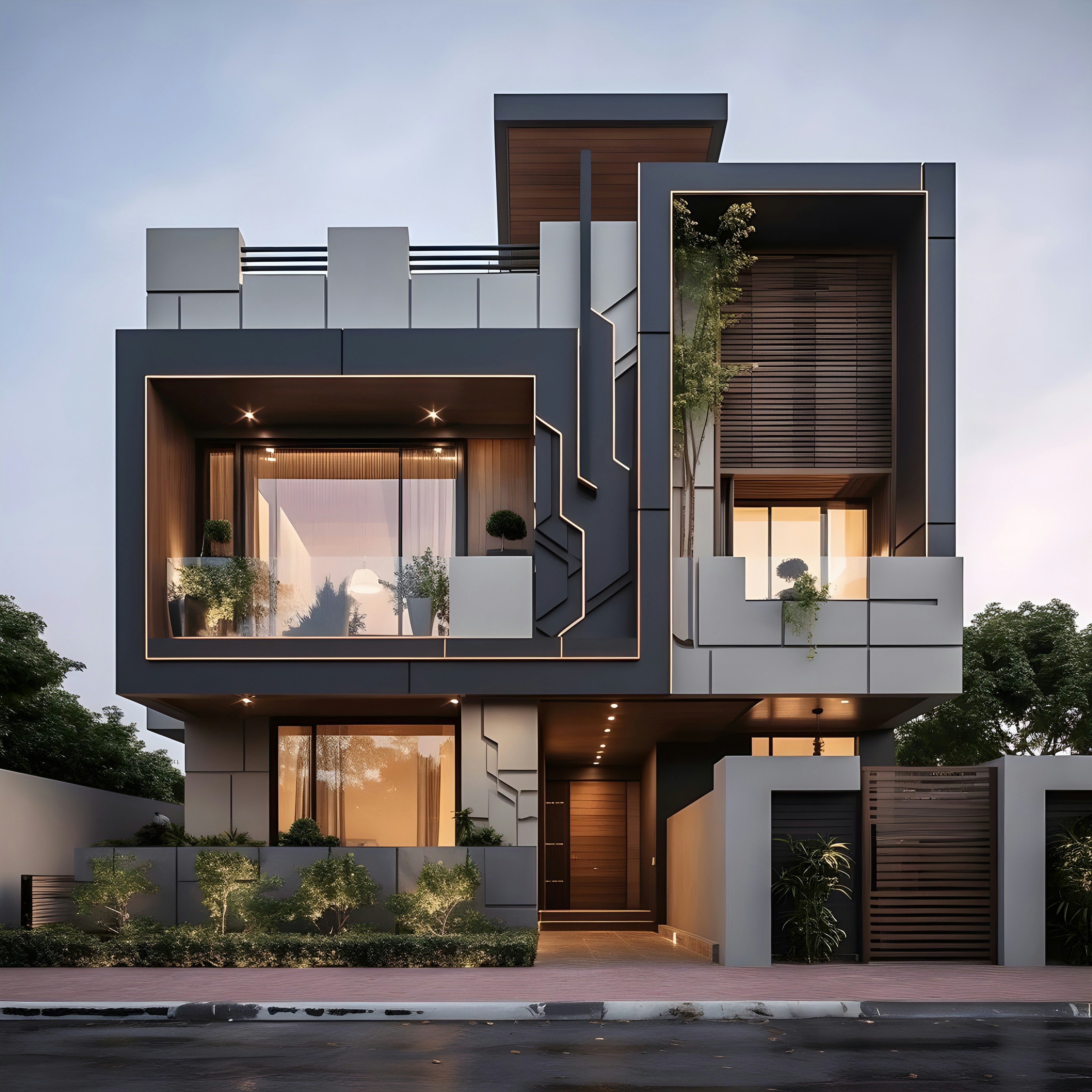 Edificio residencial moderno en Argentina